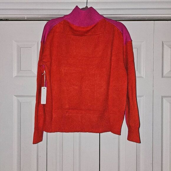 Six/Fifty Clothing Colorblock Pullover Sweater Size Medium - Picture 1 of 12